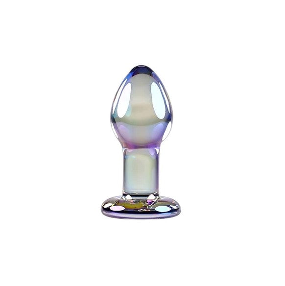 Playboy Pleasure Jewels Plug Glass Butt Plug - Club X